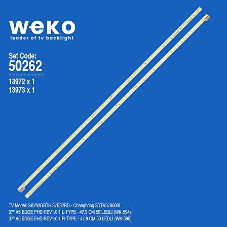 WKSET-5262 13972X1 13973X1 37 V6 EDGE FHD REV1.0 2 ADET LED BAR