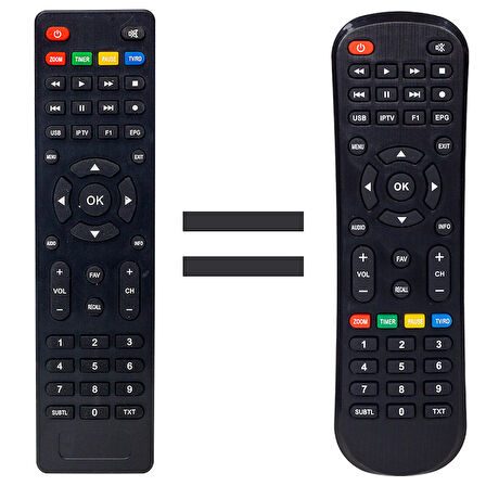 WEKO KR REDLINE TS-100 HD VE T SERİSİ USB TUŞLU HD UYDU KUMANDASI