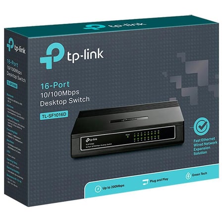 TP-LINK TL-SF1016D 16 PORT 10/100 MBPS SWITCH