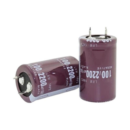 2200 MF 100 V Kondansatör
