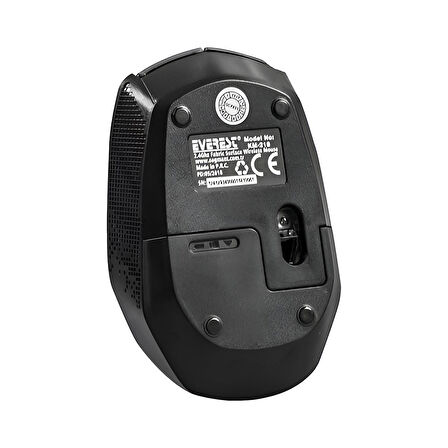 EVEREST KM-218 2.4 GHZ USB KUMAŞ YÜZEY GRİ KABLOSUZ MOUSE