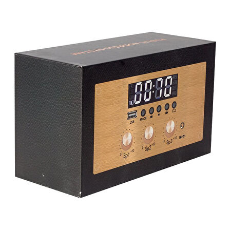 Magicvoice MV-170 USB-BT-Mic. Girişli 4X25w Müzik Kontrol Cihazı