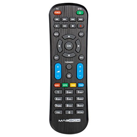 WEKO KR MAGBOX ETHERNET*MAGBOX WEGA HD SLIM ORJİNAL TV KONTROLLÜ UYDU KUMANDASI