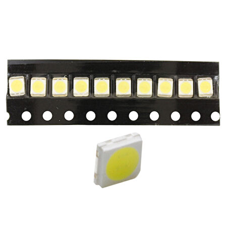 LEDBAR LEDLERİ 1 WATT BEYAZ   3-3V - 3.6V 6000-6500K (BÜYÜK EKSİ KÜÇÜK ARTI) 3 VOLT