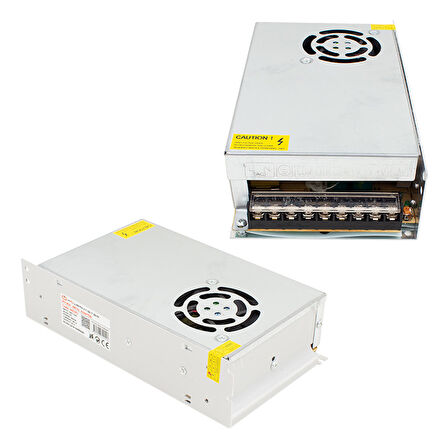 POWERMASTER PM-14070 12 VOLT - 30 AMPER - 360 WATT FANLI METAL KASA ADAPTÖR