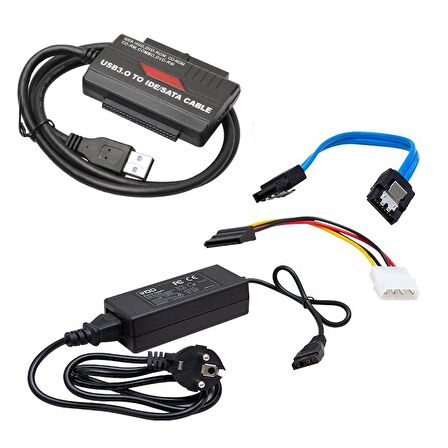 POWERMASTER RXD-338U3 ADAPTÖRLÜ USB 3.0/2.0 IDE-SATA DATA ÇEVİRİCİ