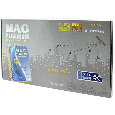 10*32 KASKATLI UYDU SANTRALİ MAG PLATINUM