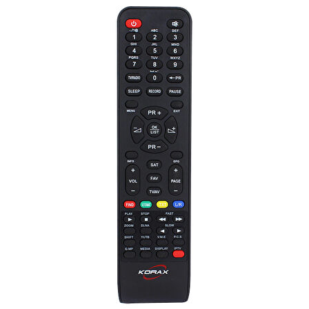 WEKO KR KORAX VİPBOX HD UYDU KUMANDA