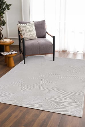 Enti Akik 8614 Gri Halı Kilim Salon Mutfak Kesme Yolluk Dokuma