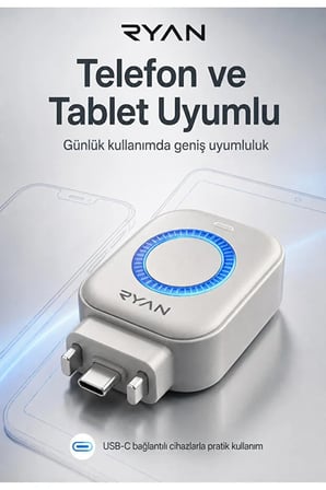 Özel Üretim Ryan Type-C Batarya Koruma Cihazı PowerGuard X1 Günlük Pratik Mobil