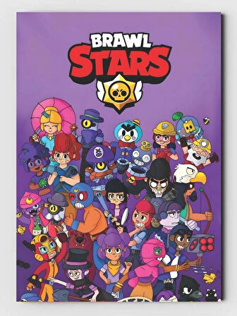  Brawl Stars Boyama Kitabı (20 Tam Sayfa) (+1 Sayfa Sticker)