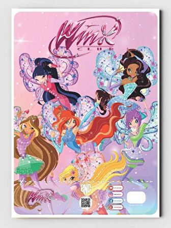 Winx Boyama Kitabı (20 Tam Sayfa), (Poster Hediyeli)