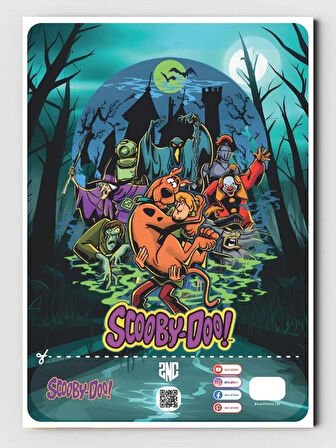 Scooby Doo Boyama Kitabı (20 Tam Sayfa), (Poster Hediyeli)