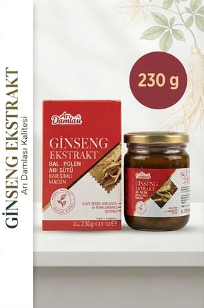 Arı Damlası 2'li Macun Setleri –Zencefil Ekstraktlı-Ginseng İçerikli Macun