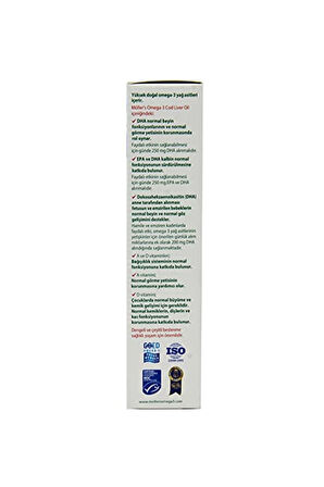 Möllers Omega 3 Balık Yağı Şurubu Limon Aromalı 250 Ml