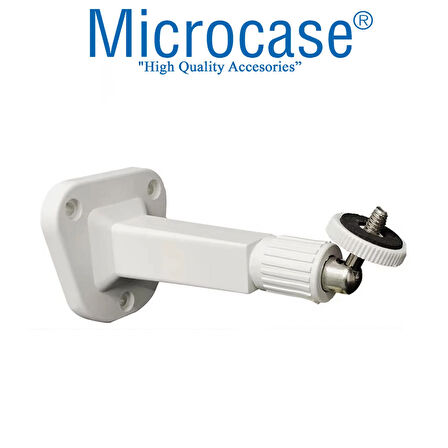 Microcase Döner Başlıklı CCTV Kamera Projeksiyon Duvara Monte Askı Aparatı - SİYAH AL5281