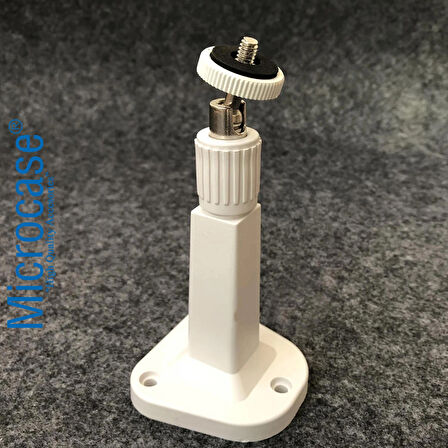 Microcase Döner Başlıklı CCTV Kamera Projeksiyon Duvara Monte Askı Aparatı - SİYAH AL5281