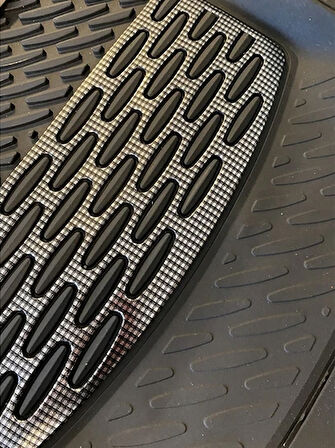 Ford Connect 2004 Uyumlu Derin Havuzlu Üniversal Pro Paspas Siyah - Gri 