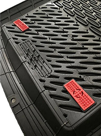 Land Rover Ranger Rover Vouge 2013 Uyumlu Derin Havuzlu Üniversal Pro Paspas Siyah - Gri 