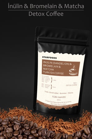 Starfoods Detox Seti Detox Kahve + Detox Çay + Detoks Destek Gıdası 3'lü Süper Set