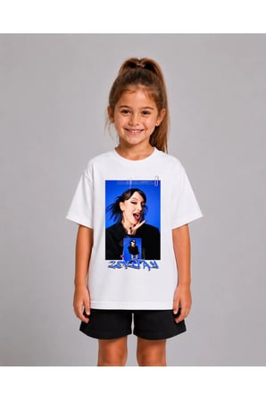 Kız Erkek Çocuk Manifest Zoktay Poster Baskılı %100 Organik Pamuk Tshirt