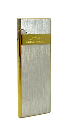 Zorro Ultra İnce Çakmak Limited Edition - Altın Rengi