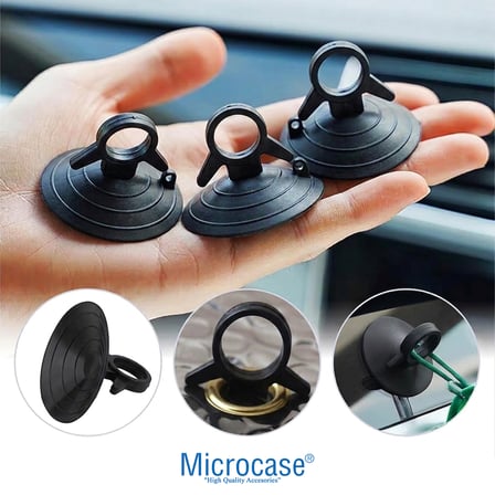 Microcase Çok Amaçlı Vantuz 4.5cm 1 Adet Şeffaf - AL5885