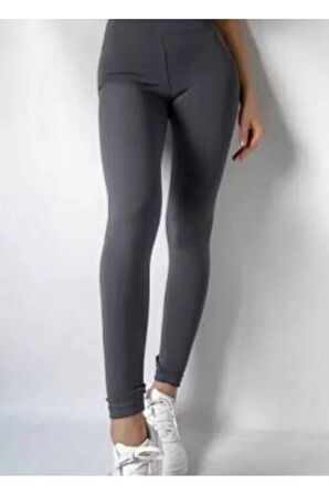 Yüksek Bel Dalgıç Kumaş Toparlayıcı Özellik. Iç Göstermez Kadın Tayt