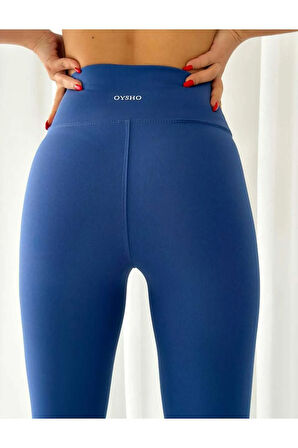 Yüksek Bel Dalgıç Kumaş Toparlayıcı Özellik. Iç Göstermez Kadın Tayt