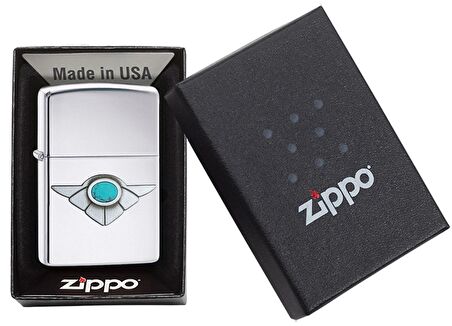 Zippo Winged Turquoise Dizayn Çakmak