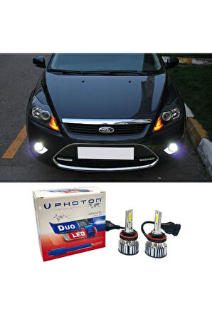 Uyumlu Focus 2.5 Led Xenon Kısa Far Ampulü H7 Duo Yeni Seri Beyaz 2008-2011