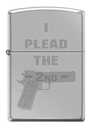 Zippo I Plead The 2nd Dizayn Çakmak