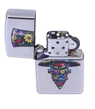 Zippo Colorful Skeleton Dizayn Çakmak