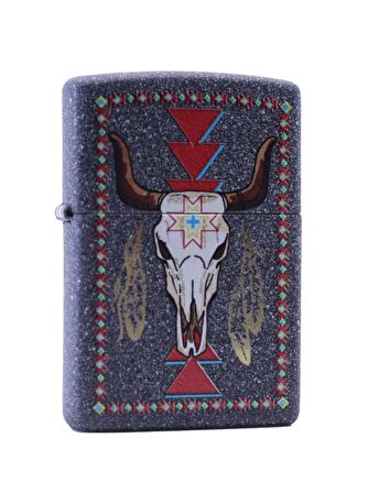 Zippo Iron Stone Longhorn Dizayn Çakmak