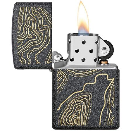 Zippo Topo Map Dizayn Çakmak