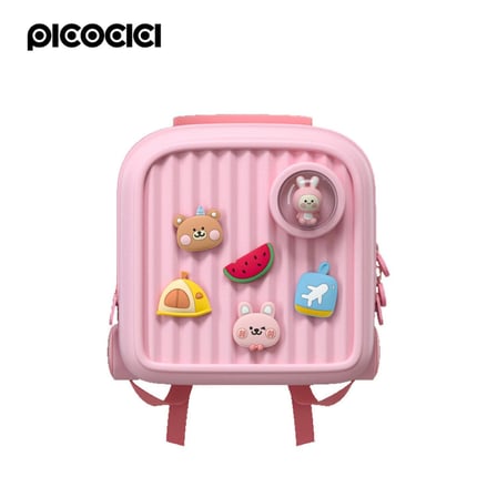 Özel Tasarım Pıcocıcı Travel Büyük BackPack Pembe Figürlü Çocuk Ürünü Renkli Çanta Aktivite Gereci