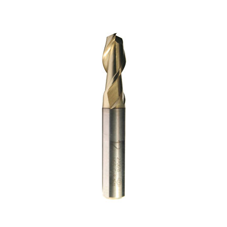 4mm ZPS 2 AĞIZ KISA ALUMİNYUM FREZESİ DIN327 ZrN