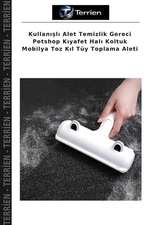 Kullanışlı Alet Temizlik Gereci Petshop Kıyafet Halı Koltuk Mobilya Toz Kıl Tüy Toplama Aleti