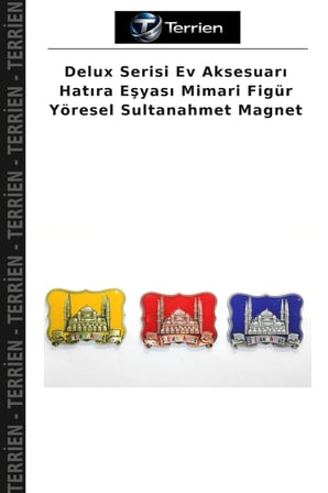 Delux Serisi Ev Aksesuarı Hatıra Eşyası Mimari Figür Yöresel Sultanahmet Magnet