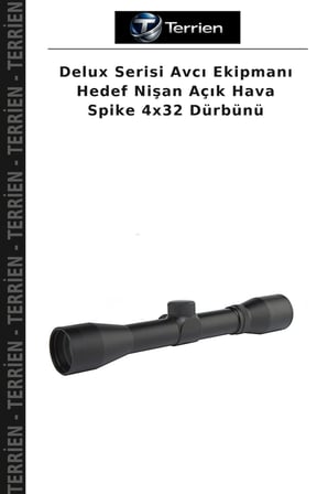 Delux Serisi Avcı Ekipmanı Hedef Nişan Açık Hava Spike 4x32 Dürbünü