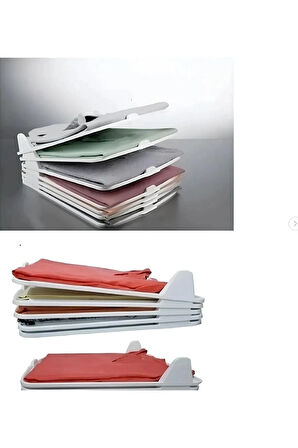 Plastik T-shirt Düzenleyici, Gömlek,elbise,dolap Organizer 10 Adet