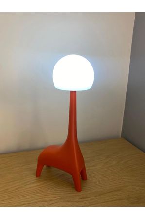 Ilgaz Zürafa şekli şarj edilebilir bluetoothlu atmosfer LED masa lambası çocuk odası çalışma masası bebek odası
