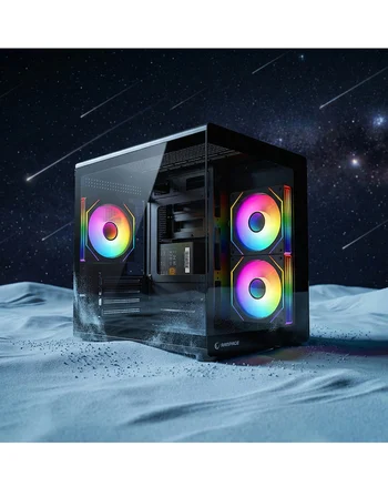 Zeiron Mohawk X5 AMD Ryzen 5 7500F-MSI A620M-B/GEFORCE RTX 5060Ti 16GB X2 ICE/512GB M.2/16GB DDR5 Siyah-OEM Oyuncu Paket