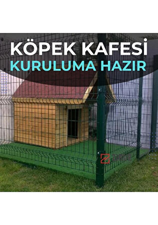 5 M2 Köpek Kafes Çiti Kuruluma Hazır