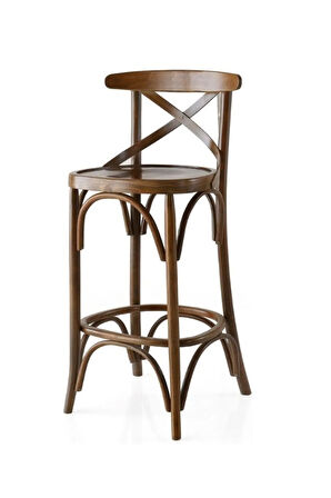 Thonet Ahşap Bar Sandalyesi