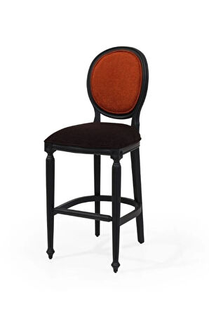 Madalyon Ahşap Bar Sandalyesi