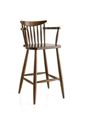 Hudson Ahşap Bar Sandalyesi