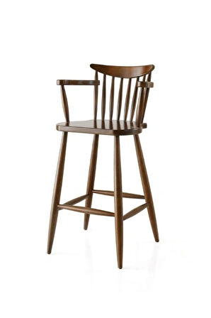 Hudson Ahşap Bar Sandalyesi