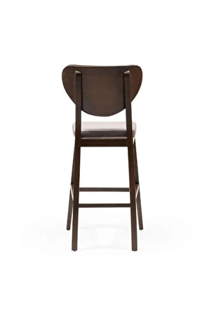 Olivya Ahşap Bar Sandalyesi