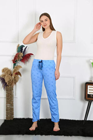 Kadın Pamuklu Tek Alt Pijama